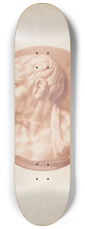 Bernard Picart - Presumed Portrait of Phocion 8.25 inch art skate deck