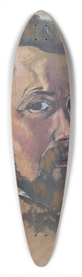 August Babberger - Selbstbildnis 39.3 inch art pintail longboard deck