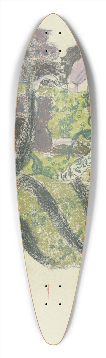 August Babberger - Weibliche Figur nach rechts 39.3 inch art pintail longboard deck