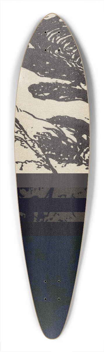 Auguste Louis Lepre - Dans les Vosges 39.3 inch art pintail longboard deck