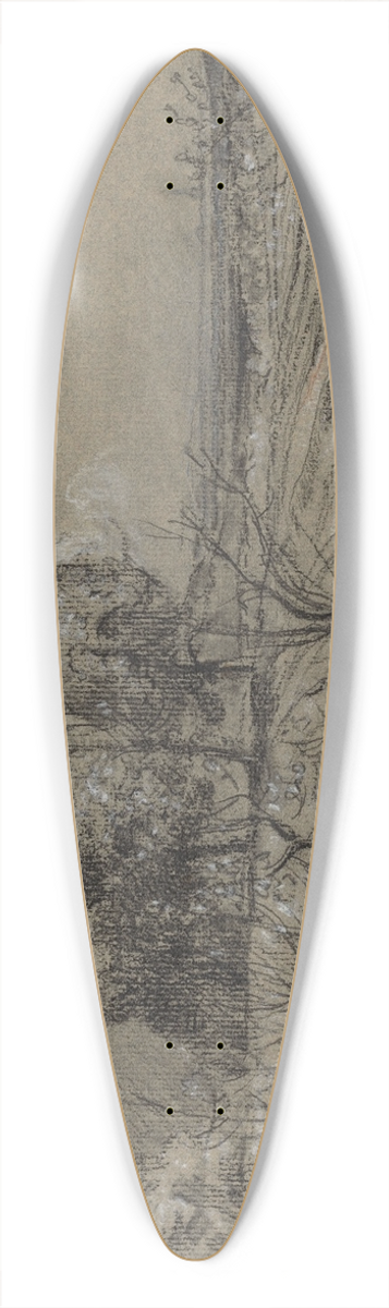 Auguste Louis Lepre - Spring 39.3 inch art pintail longboard deck