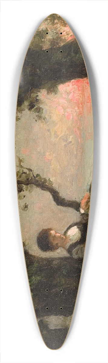 Auguste-Paul-Charles Anastasi - Summer Repose 39.3 inch art pintail longboard deck