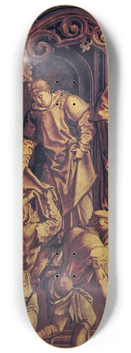 Bernard van Orley - Saint Martin and Saint Mark 8.25 inch art skate deck