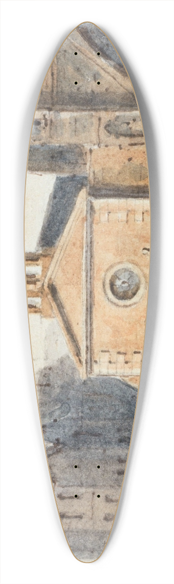 Auguste-Sbastien Bnard - Saint-Jean le Rond avant 1748 39.3 inch art pintail longboard deck