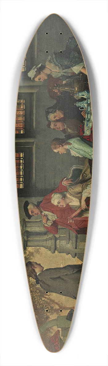 Auguste Serrure - The Prize Winner 39.3 inch art pintail longboard deck