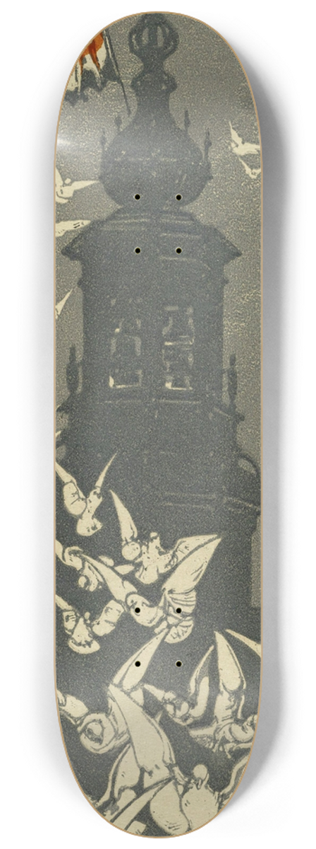 Bernard Willem Wierink - Vredejaar 8.25 inch art skate deck