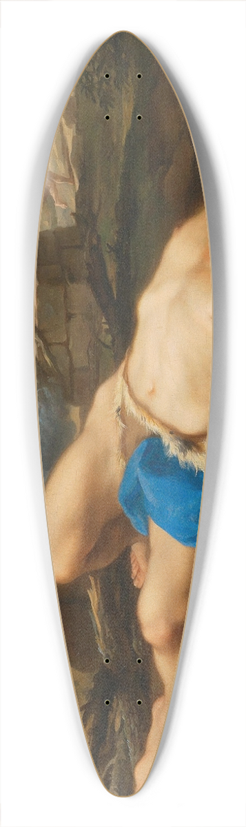 Aureliano Milani - The Death of Abel 39.3 inch art pintail longboard deck