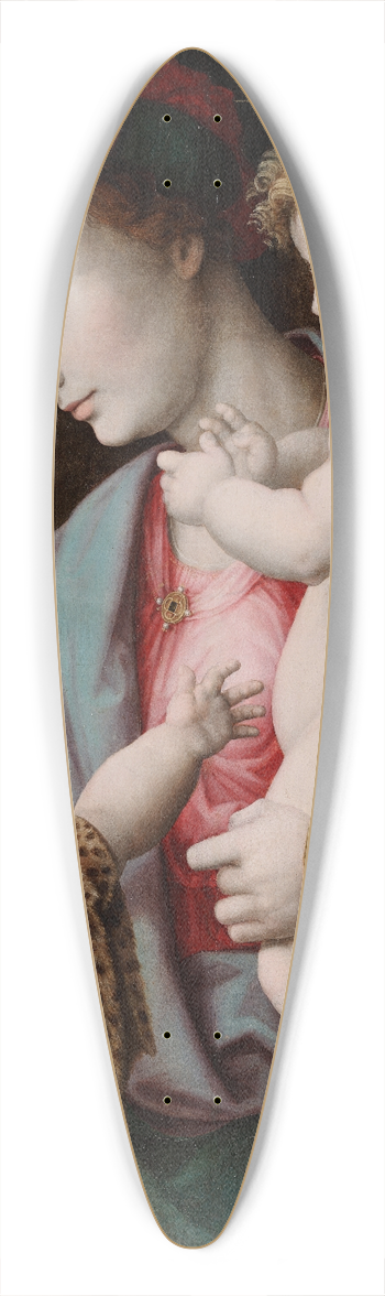 Bacchiacca - Madonna and Child with St. John the Baptist 39.3 inch art pintail longboard deck
