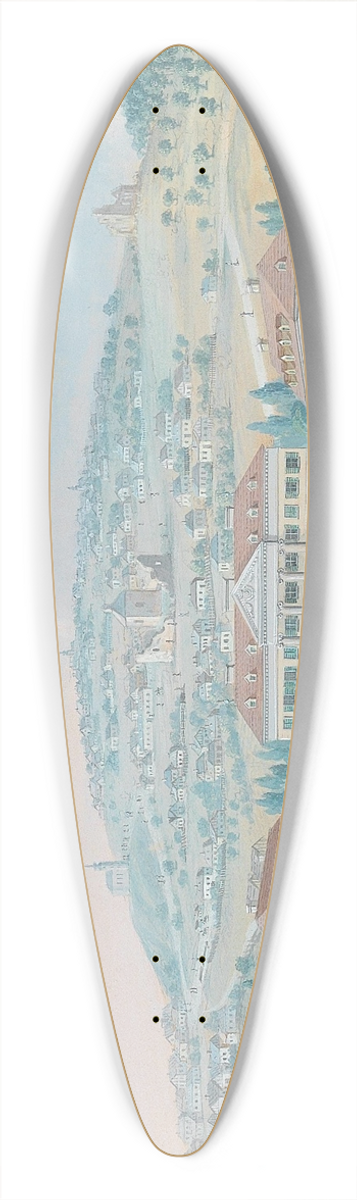 Balthasar Wigand - Schloss Zichy 39.3 inch art pintail longboard deck