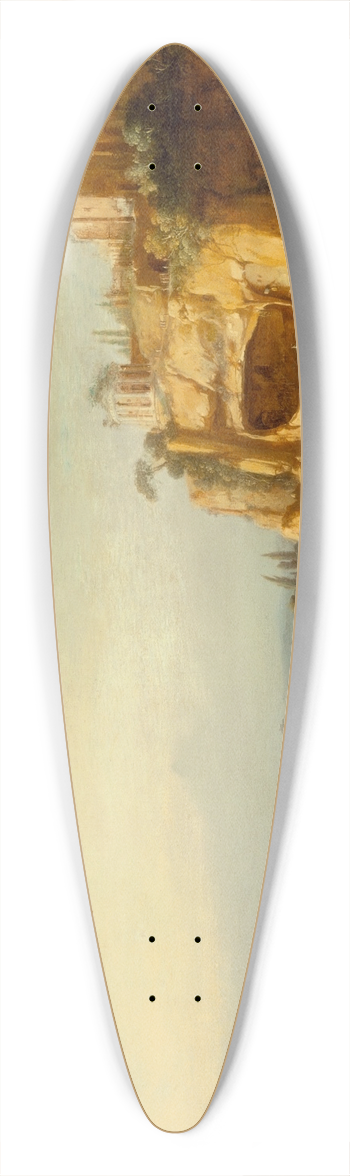 Bartholomeus Breenbergh - Arcadian Landscape 39.3 inch art pintail longboard deck