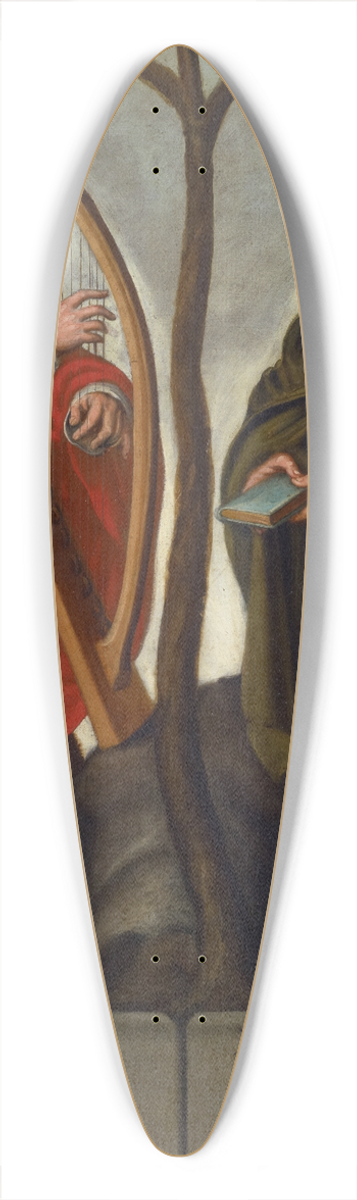 Bartholomus Sarburgh - The Prophets David and Isaiah 39.3 inch art pintail longboard deck