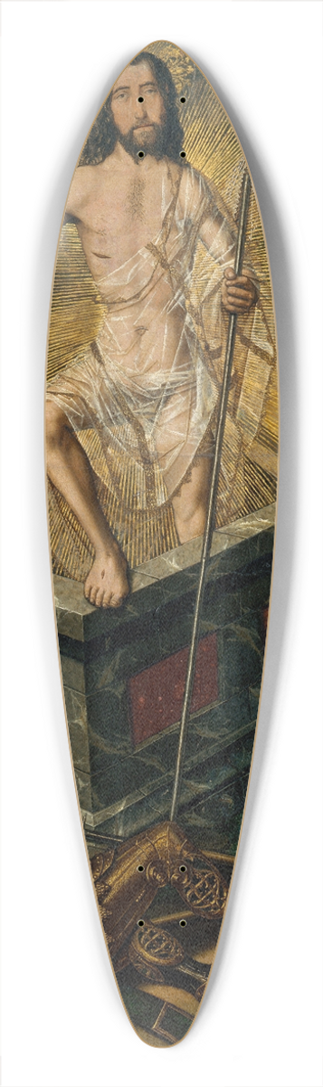 Bartolom Bermejo - Resurrection 39.3 inch art pintail longboard deck