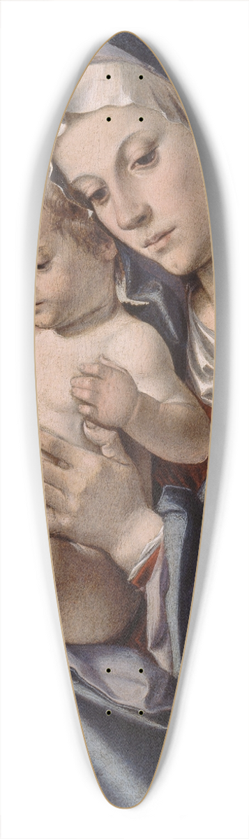 Bartolomeo Montagna - The Virgin and Child with a Saint 39.3 inch art pintail longboard deck