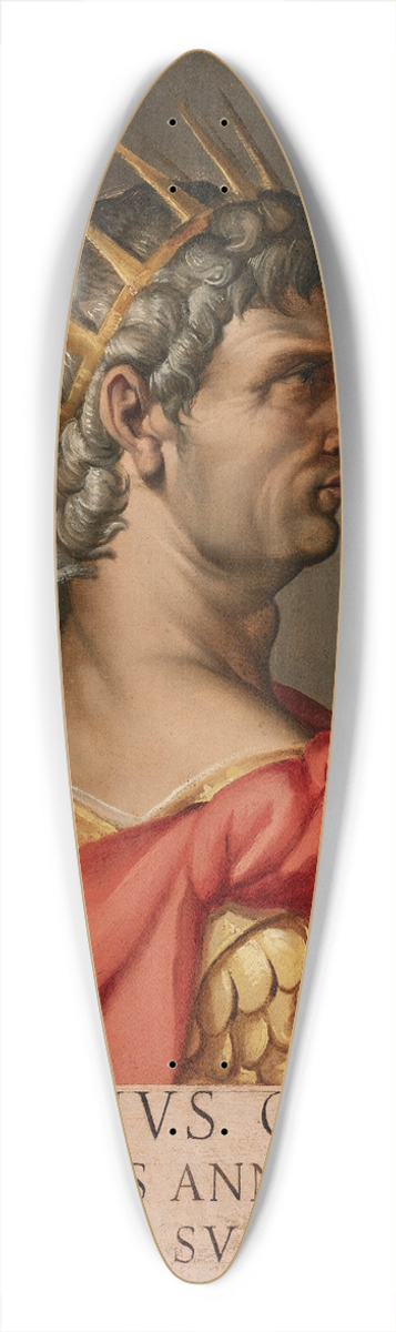 Bartolomeo Passarotti - The Emperor Claudius 39.3 inch art pintail longboard deck
