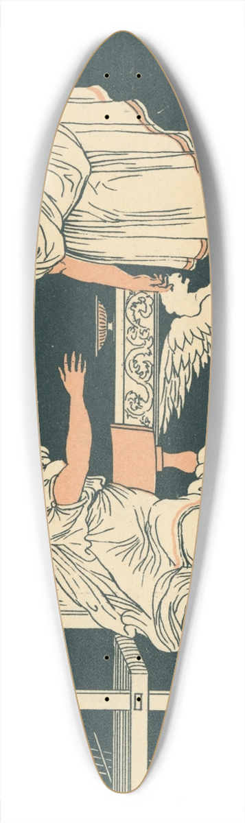 Bartolomeo Pinelli - The mother of Euryalus receiving the news of his death 39.3 inch art pintail longboard deck