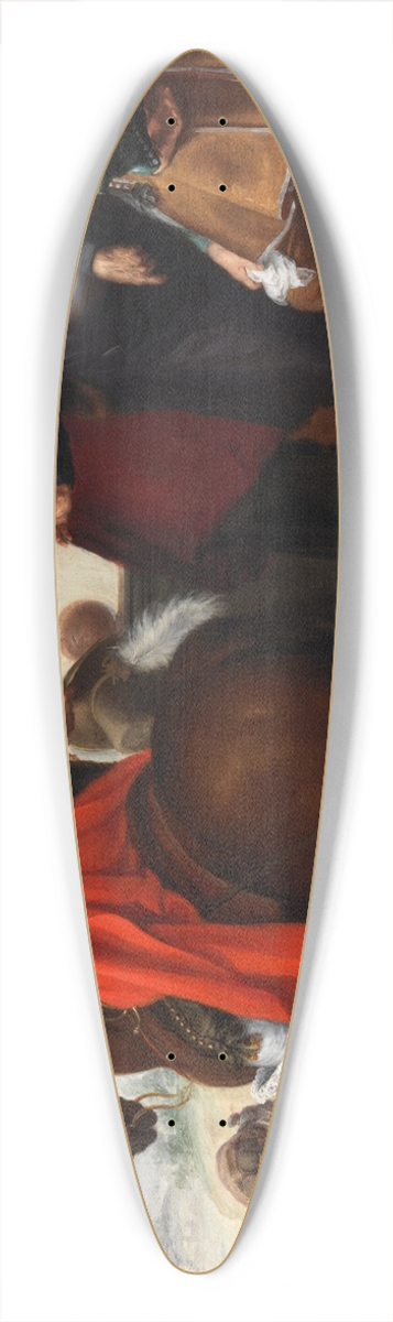 Bartolom Estebn Murillo - The Departure of the Prodigal Son 39.3 inch art pintail longboard deck
