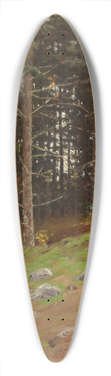 Ben Foster - In the Pines 39.3 inch art pintail longboard deck