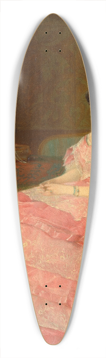 Benjamin-Eugne Fichel - Madame P 39.3 inch art pintail longboard deck