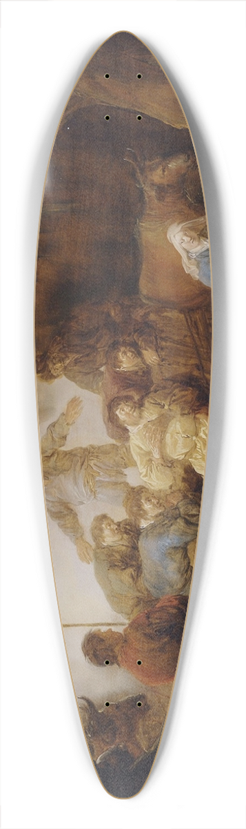 Benjamin Gerritsz. Cuyp - The Adoration of the Shepherds 39.3 inch art pintail longboard deck