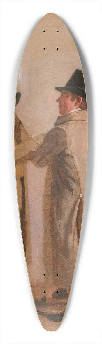 Benjamin Marshall - The Jockey Frank Buckle, The Owner-Breeder John Wastell, His Trainer Robert Robson, And A Stable-Lad 39.3 inch art pintail longboard deck