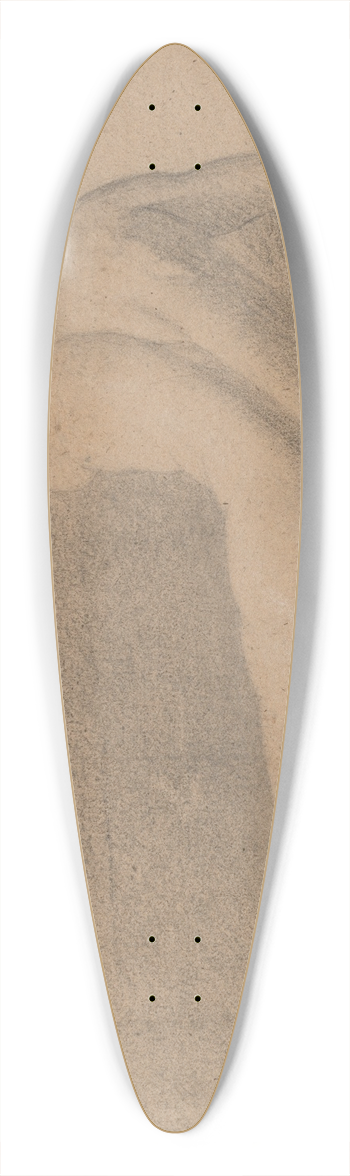 Benjamin Robert Haydon - Study of a Reclining, Nude Figure 39.3 inch art pintail longboard deck