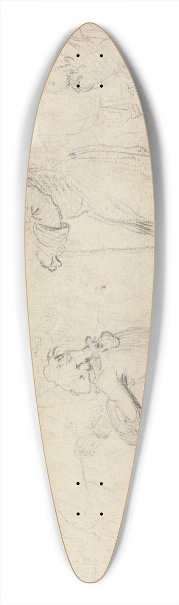 Benjamin West - The Connoisseur 39.3 inch art pintail longboard deck
