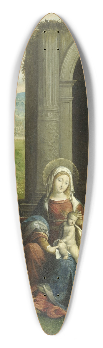 Benvenuto Tisi - The Adoration of the Magi 39.3 inch art pintail longboard deck
