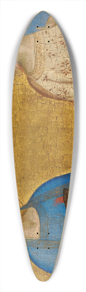 Bernardo Daddi - Saints Lucy and Catherine of Alexandria 39.3 inch art pintail longboard deck