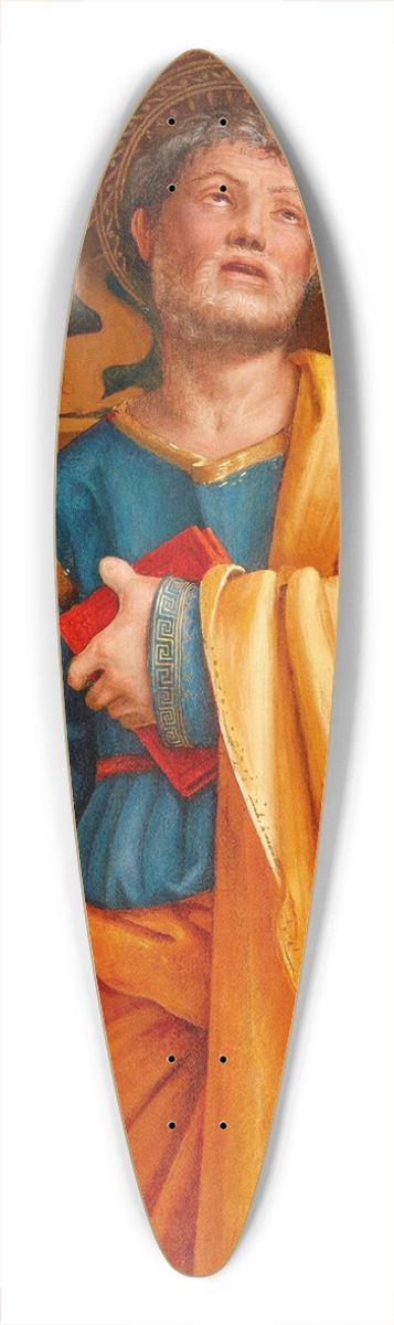 Bernardo Zenale - Saint Peter the Apostle 39.3 inch art pintail longboard deck