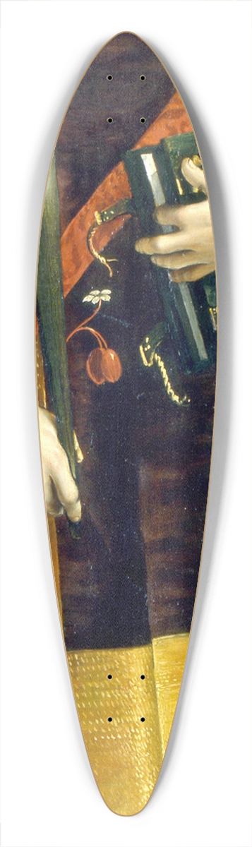 Bernardo Zenale - Saint Stephen 39.3 inch art pintail longboard deck