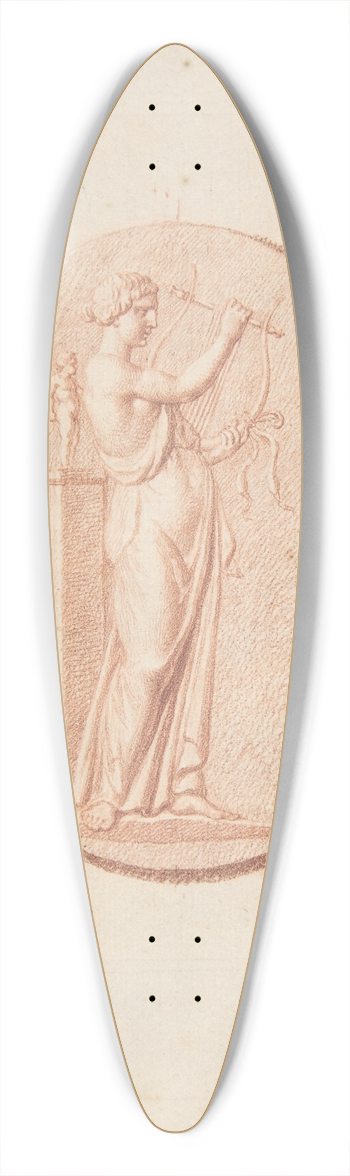 Bernard Picart - A Muse 39.3 inch art pintail longboard deck