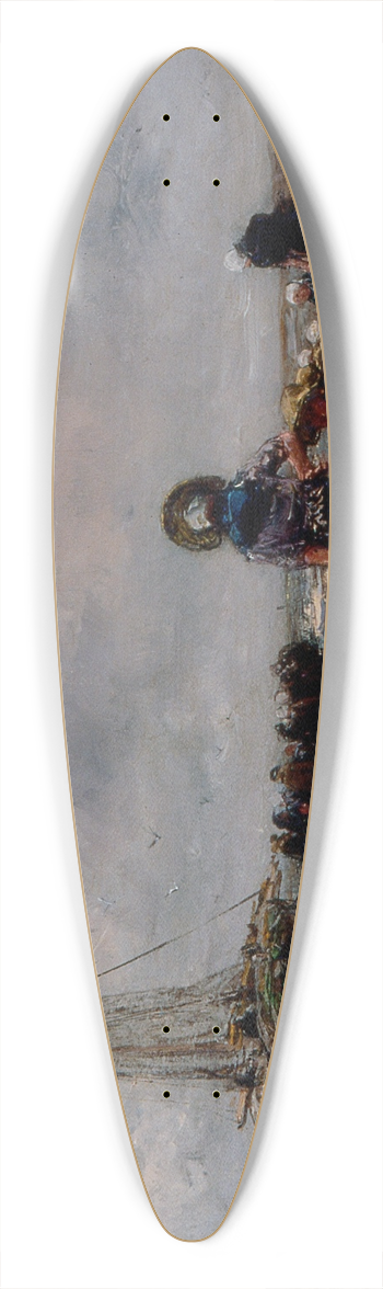 Bernardus Johannes Blommers - Seaside 39.3 inch art pintail longboard deck