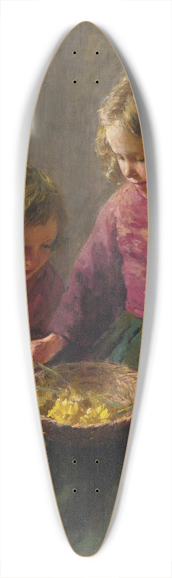 Bernhard Pothast - The Flower Basket 39.3 inch art pintail longboard deck