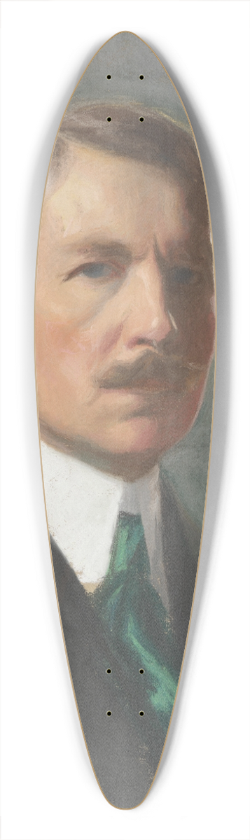 Bernhard sterman - Self-portrait 39.3 inch art pintail longboard deck