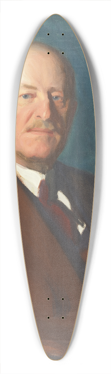 Bernhard sterman - Sketch, Baron Silfverskild 39.3 inch art pintail longboard deck