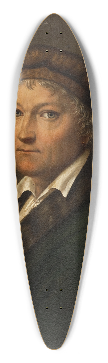 Bernhard Von Gurard - Portrait Of Thorvaldsen 39.3 inch art pintail longboard deck