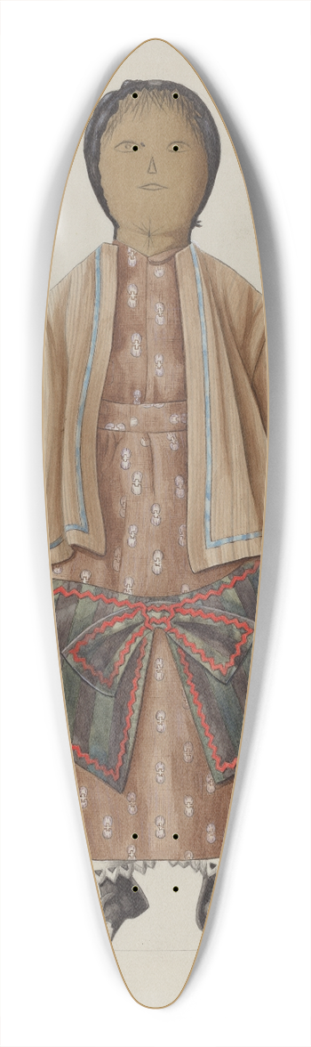 Bertha Semple - Rag Doll Susie 39.3 inch art pintail longboard deck