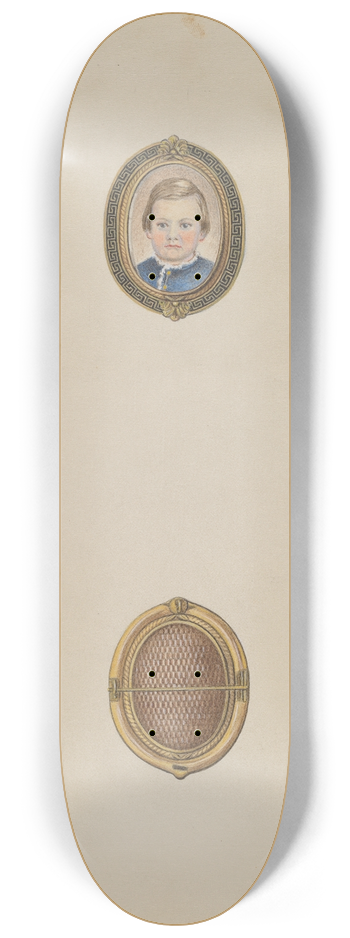 Bertha Semple - Brooch 8.25 inch art skate deck