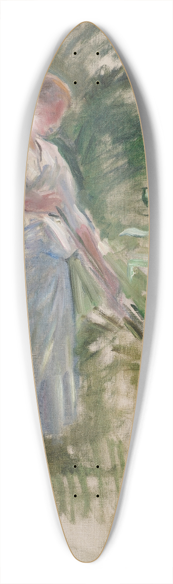 Berthe Morisot - Faneuse 39.3 inch art pintail longboard deck