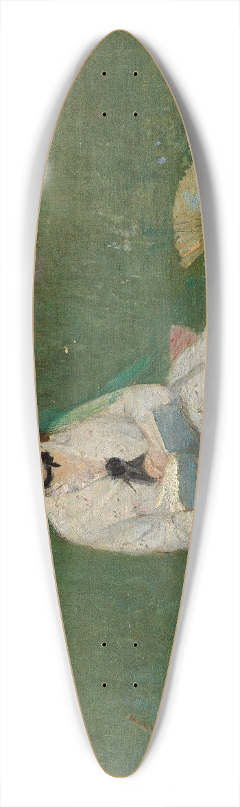 Berthe Morisot - Reading 39.3 inch art pintail longboard deck