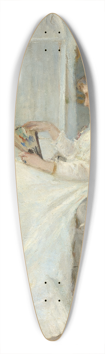 Berthe Morisot - The Artists Sister at a Window 39.3 inch art pintail longboard deck
