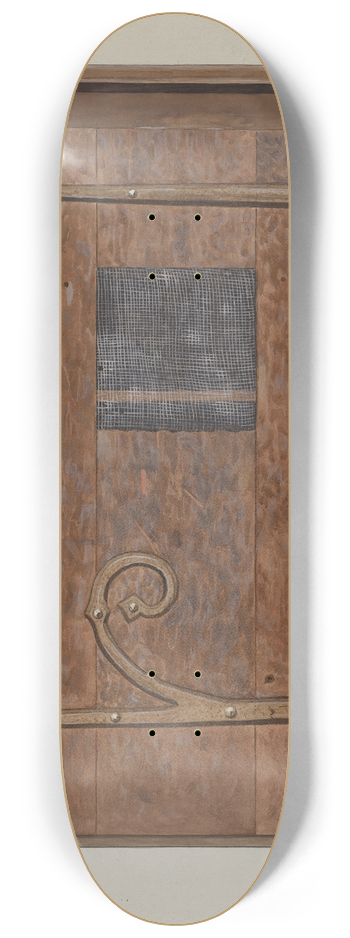 Bertha Semple - Iron Hinges on Door 8.25 inch art skate deck