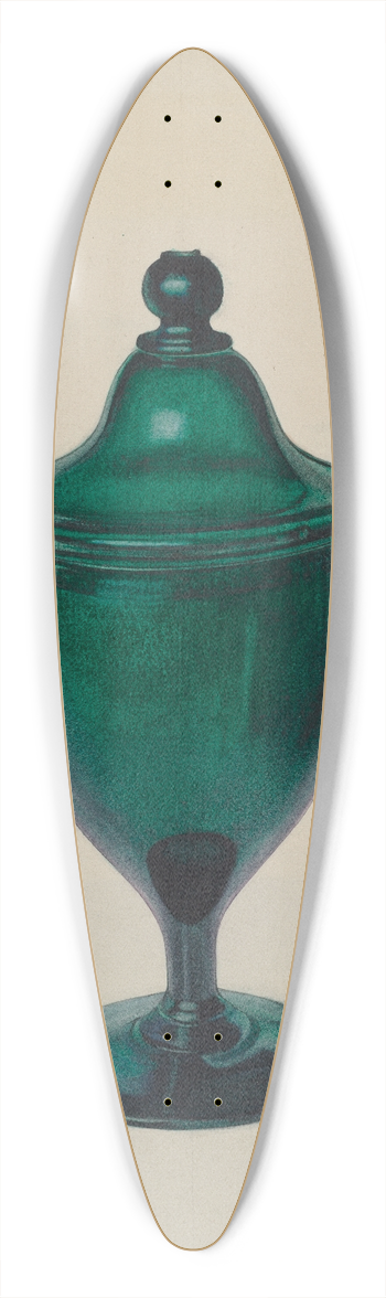Beverly Chichester - Covered Compote 39.3 inch art pintail longboard deck
