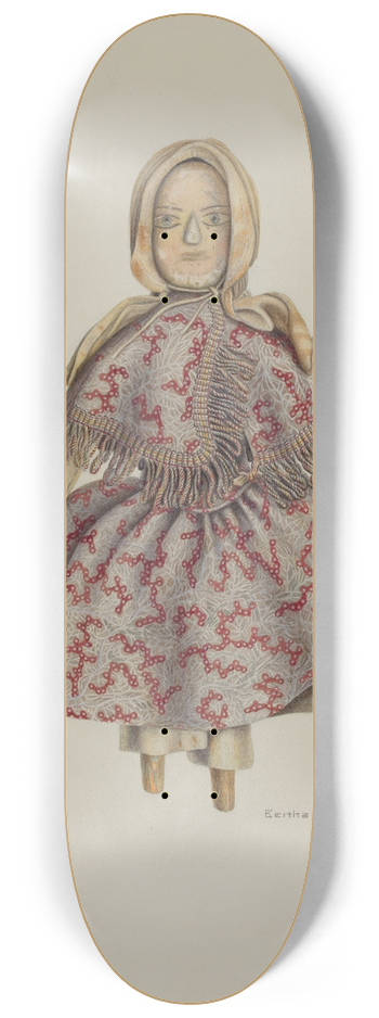 Bertha Semple - Wooden Doll 8.25 inch art skate deck