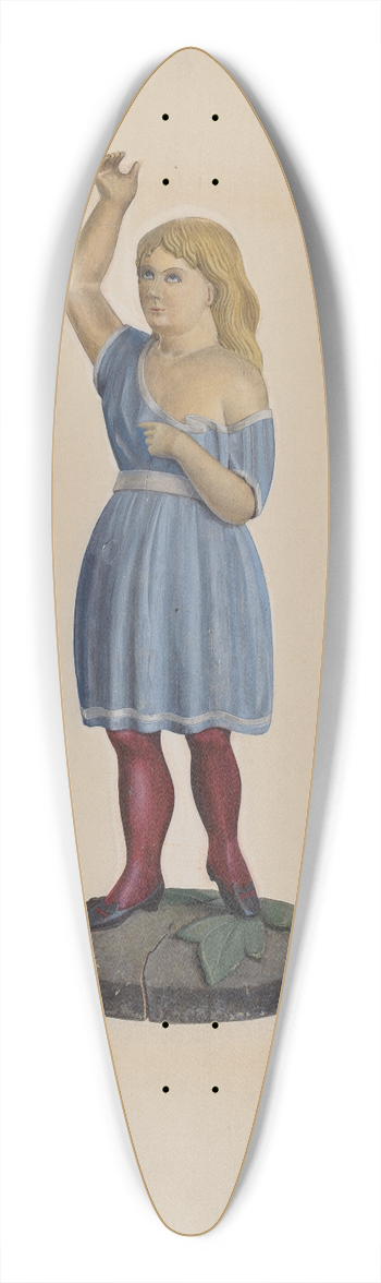 Beverly Chichester - Shop Figure  Child 39.3 inch art pintail longboard deck