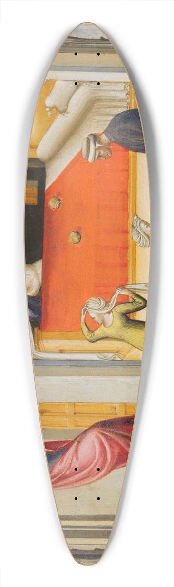 Bicci Di Lorenzo - Saint Nicholas Providing Dowries 39.3 inch art pintail longboard deck