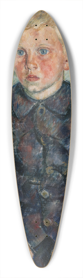 Birger Simonsson - Portrait of a Boy 39.3 inch art pintail longboard deck