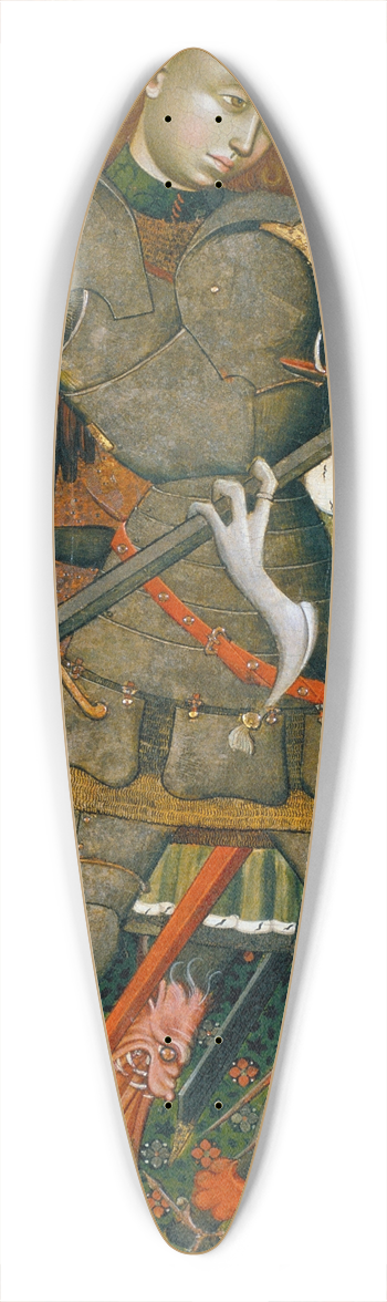 Blasco de Gran - Saint Michael the Archangel 39.3 inch art pintail longboard deck