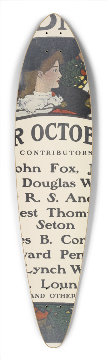 Blendon Campbell - Scribners for October. 39.3 inch art pintail longboard deck