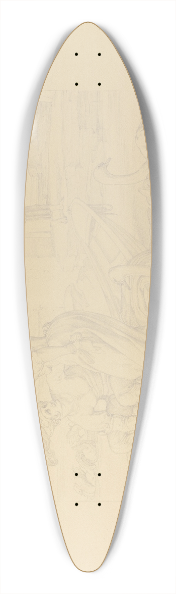 Bonaventura Genelli - Aus dem Leben eines Wstlings; II. Die Fahrt auf dem Wasser 39.3 inch art pintail longboard deck